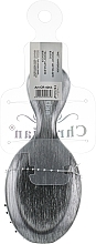 Hair Brush "Mini", CR-4263, black-silver - Christian — photo N3