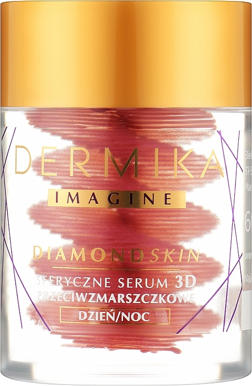 Anti-Wrinkle Serum - Dermika Imagine Diamond Skin Spherical Anti-wrinkle Serum 3D Day & Night — photo N1