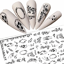 Fragrances, Perfumes, Cosmetics Nail Stickers, self-adhesive F-868 - Deni Carte 88252