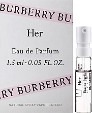 GIFT! Burberry Her - Eau de Parfum (sample) — photo N2