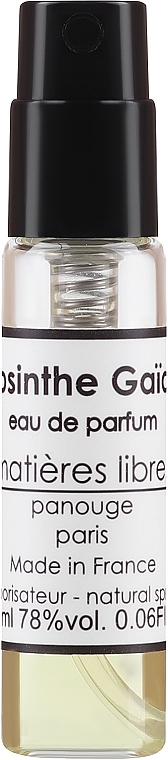 GIFT! Panouge Absinthe Gaiac - Eau de Parfum (sample) — photo N1