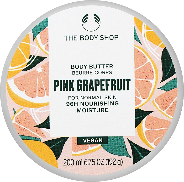 Body Butter - The Body Shop Pink Grapefruit 96H Nourishing Moisture Body Butter — photo N8