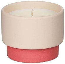 Fragrances, Perfumes, Cosmetics Scented Candle 'Amber & Smoke' - Paddywax Color Block Red / Tan Ceramic Amber & Smoke