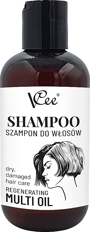 Shampoo for Dry & Damaged Hair - VCee Regenerating Shampoo With Multi Oil Complex For Dry & Damaged Hair — photo N1