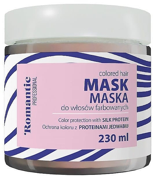 Strengthening Hair Mask with Silk Proteins - Romantic Professional Silk Hair Mask — photo N1