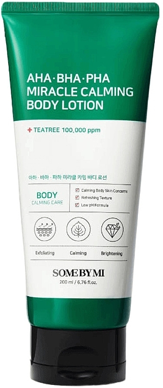 Anti-Acne Body Lotion - Some By Mi Aha-Bha-Pha Miracle Calming Body Lotion — photo N1