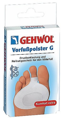 Protective Under Finger Gel Pad "Gehwol G", large - Gehwol Metatarsal Cushion G — photo N1
