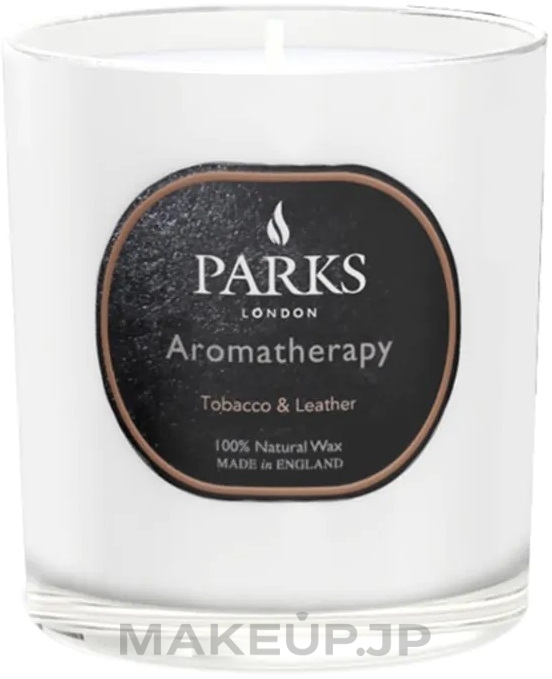 Scented Candle - Parks London Aromatherapy Tobacco & Leather Candle — photo 220 g