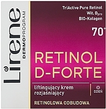 Fragrances, Perfumes, Cosmetics Lifting Face Cream - Lirene Retinol D-Forte Face Cream 70+