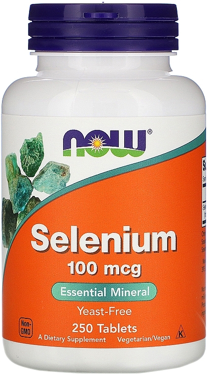 Selenium, tablets, 100mg - Now Foods Selenium — photo N4
