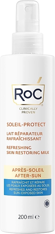 Refreshing & Repairing After Sun Milk - RoC Soleil Protect Refreshing Skin Restoring Milk — photo N1