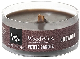 Fragrances, Perfumes, Cosmetics Scented Candle in Glass - Woodwick Petite Candle Oudwood