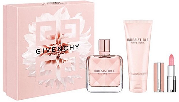 Givenchy Irresistible Givenchy - Set (edp/50ml + b/lot/75ml + lipstick/1,5g) — photo N1