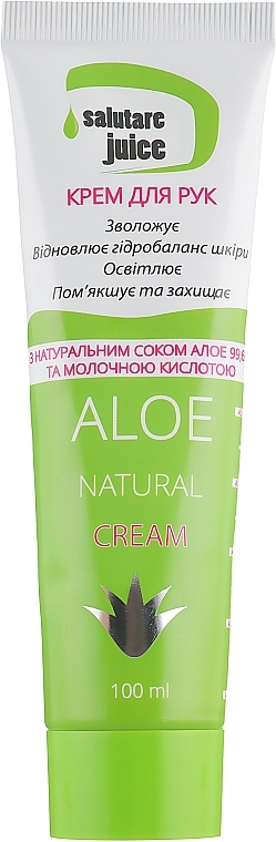 Hand Cream with Natural Aloe Juice - Green Pharm Cosmetic Salutare Juice — photo N1