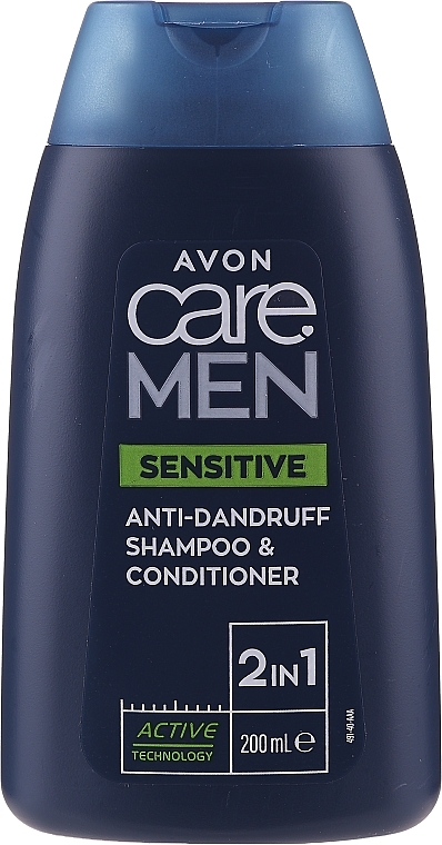 Anti-Dandruff Shampoo-Conditioner for Men - Avon Care Men Sensitive 2-in-1 Anti Dandruff Shampoo & Conditioner — photo N1