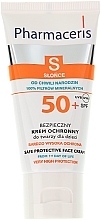 Fragrances, Perfumes, Cosmetics Protection Cream - Pharmaceris S Safe Protective Face Cream SPF50+