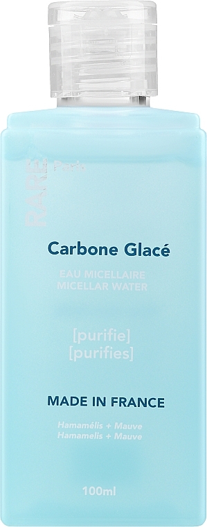 Micellar Water - RARE Paris Carbone Glace Purifying Micellar Water — photo N1