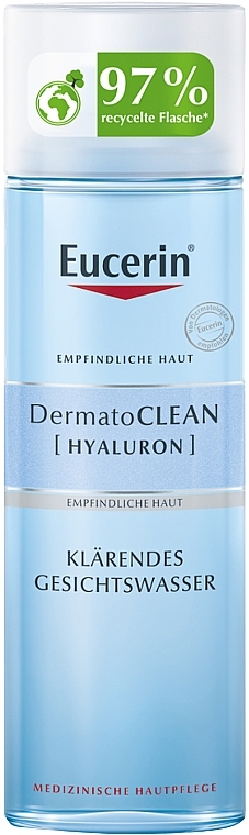 Refreshing Tonic for Sensitive Skin - Eucerin DermatoClean Hyaluron Tonic — photo N1