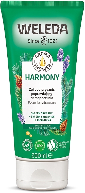 Shower Gel "Harmony" - Weleda Aroma Harmony Wellbeing Shower Gel — photo N1