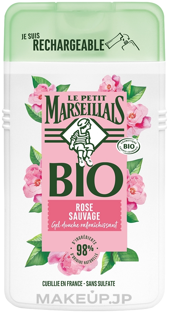 Rosehip Shower Gel - Le Petit Marseillais Bio Wild Rose Refreshing Shower Gel — photo 250 ml
