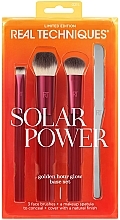 Makeup Brush Set - Real Techiques Solar Power Golden Hour Glow Base Set — photo N2