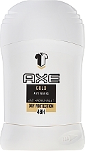 Fragrances, Perfumes, Cosmetics Deodorant-Stick - Axe Gold Anti Marks Anti-Perspirant