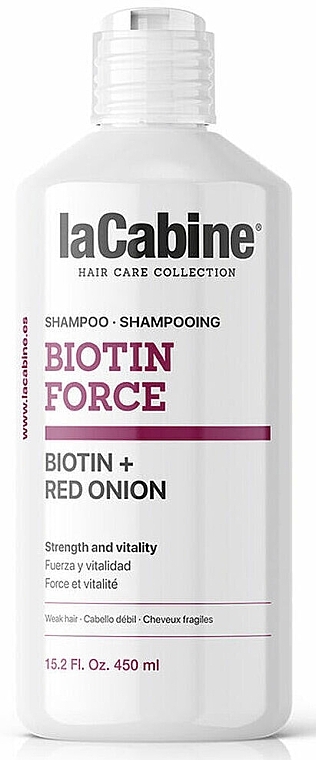 Anti-Hair Loss Shampoo - La Cabine Biotin Force Biotin + Red Onion Shampoo — photo N1