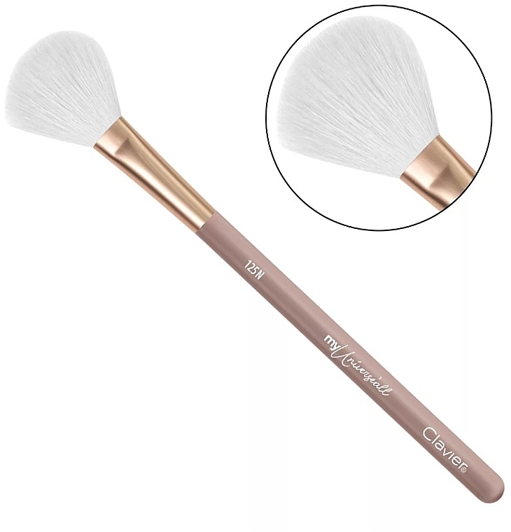 Universal Contouring, Blush and Highlighter Brush - Clavier Myuniverse'all 125N — photo N1