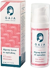 Fragrances, Perfumes, Cosmetics Spirulina Face Cream for Sensitive Skin - Gaja