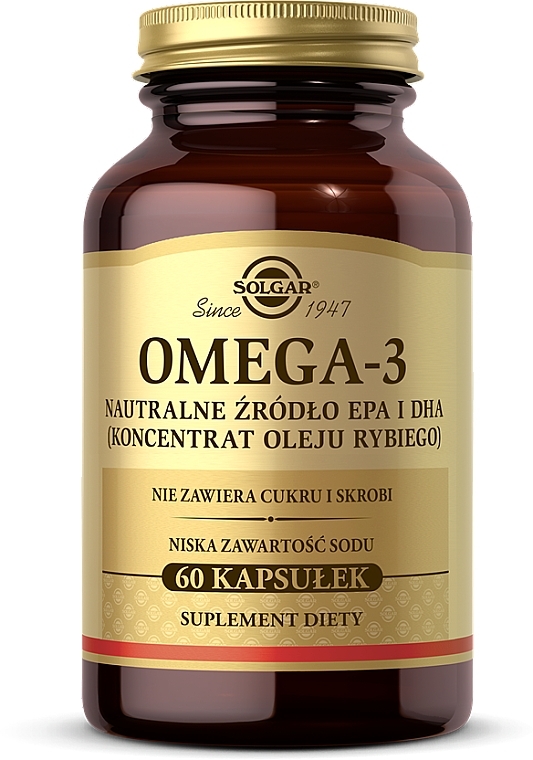 Fish Oil Dietary Supplement - Solgar Omega-3 Fish Oil Concentate — photo N1