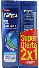 Fragrances, Perfumes, Cosmetics Set - Williams Men Anti-Dandruff Shampoo Mentol (shmp/2 x 250ml)