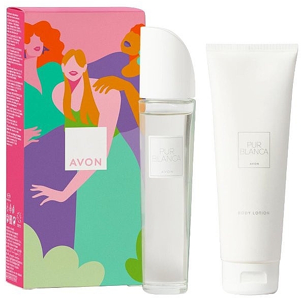 Avon Pur Blanca  - Set (edt/50ml + b/lot/125ml) — photo N1