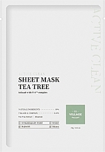 Tea Tree Sheet Mask - Village 11 Factory Active Clean Sheet Mask Tea Tree — photo N1