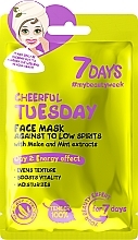 Fragrances, Perfumes, Cosmetics Face Mask Against To Low Spirits "Cheerful Tuesday" - 7 Days Cheerful Tuesday