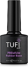 Fragrances, Perfumes, Cosmetics Rubber Base Coat - Tufi Profi Premium Rubber Base