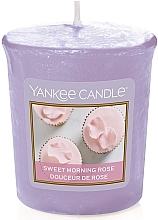 Fragrances, Perfumes, Cosmetics Scented Candle - Yankee Candle Sweet Morning Rose Votive