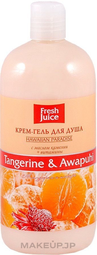 Shower Cream-Gel "Mandaring & Ginger" - Fresh Juice Hawaiian Paradise Tangerine & Awapuhi — photo 500 ml