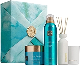 Fragrances, Perfumes, Cosmetics Set - Rituals The Ritual of Karma Large Gift Set (sh/foam/200ml + diff/70ml + candle/140g + b/cr/200ml)