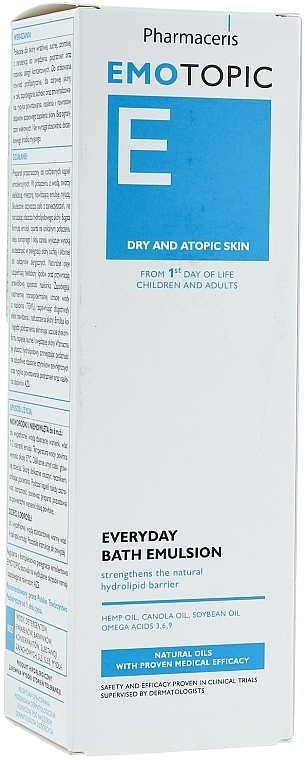 Pharmaceris - E Emotopic Everyday Bath Emulsion — photo N2