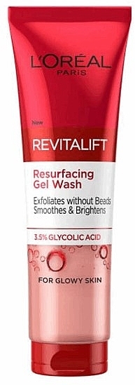 Glowy Skin Peeling Gel with Glycolic Acid - L'Oreal Paris Revitalift Resurfacing Gel Wash For Glowy Skin — photo N1