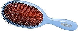 Fragrances, Perfumes, Cosmetics Hair Brush, blue - Mason Pearson Pocket Sensitive Bristle Hairbrush SB4 Blue