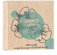 Natural Soap "Violet" - Essencias De Portugal Senses Violet Soap With Olive Oil — photo N1
