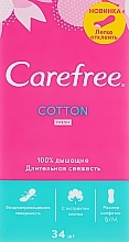 Daily Liners with Fresh Scent, 34 pcs - Carefree Cotton Fresh — photo N4