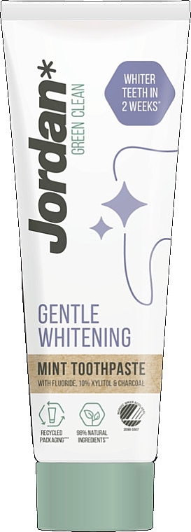 Gentle Whitening Toothpaste - Jordan Green Clean Gentle Whitening — photo N1