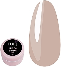 Fragrances, Perfumes, Cosmetics Nail Builder Gel - Tufi Profi Led Gel 003 Sunset