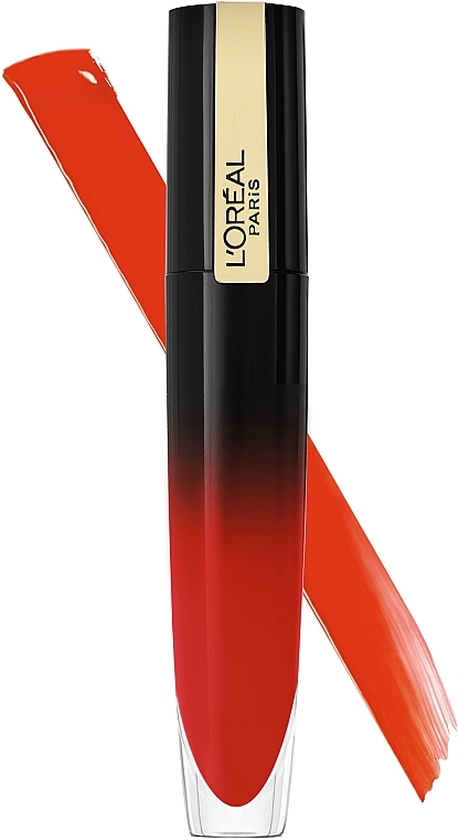 Long-Lasting Glossy Liquid Lip Tint - L'Oreal Paris Rouge Signature Brilliant — photo N3