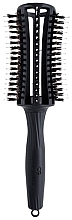 Brushing, big, black - Olivia Garden Finger Brush Round Black Large — photo N3