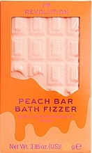 Bath Bomb - I Heart Revolution Chocolate Bar Bath Fizzer "Peach" — photo N1