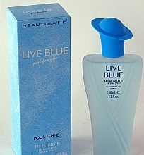 Fragrances, Perfumes, Cosmetics Beautimatic Live Blue - Eau de Toilette (tester with cap)