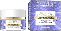 Fragrances, Perfumes, Cosmetics Concentrated Ultra-Lifting Day Cream 50+ - Eveline Cosmetics Retinol & Niacynamid